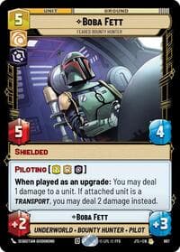 Boba Fett - Feared Bounty Hunter (Foil) - Jump to Lightspeed - Star Wars: Unlimited card