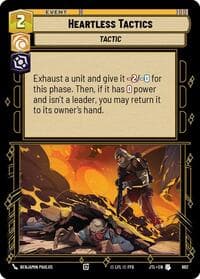 Heartless Tactics (Foil) - Jump to Lightspeed - Star Wars: Unlimited card