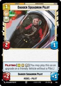 Dagger Squadron Pilot (Foil) - Jump to Lightspeed - Star Wars: Unlimited card