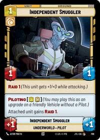 Independent Smuggler (Foil) - Jump to Lightspeed - Star Wars: Unlimited card