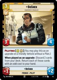 BoShek - Charismatic Smuggler (Foil) - Jump to Lightspeed - Star Wars: Unlimited card