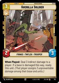 Guerilla Soldier (Foil) - Jump to Lightspeed - Star Wars: Unlimited card