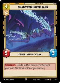 Shadowed Hover Tank (Foil) - Jump to Lightspeed - Star Wars: Unlimited card