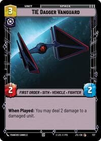 TIE Dagger Vanguard (Foil) - Jump to Lightspeed - Star Wars: Unlimited card