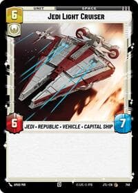 Jedi Light Cruiser (Foil) - Jump to Lightspeed - Star Wars: Unlimited card