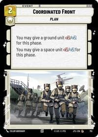 Coordinated Front (Foil) - Jump to Lightspeed - Star Wars: Unlimited card