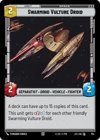 Swarming Vulture Droid (Foil) - Jump to Lightspeed - Star Wars: Unlimited card