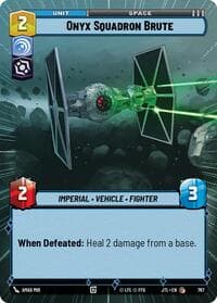 Onyx Squadron Brute (Hyperspace Foil) - Jump to Lightspeed - Star Wars: Unlimited card