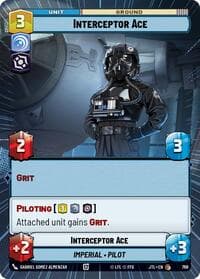 Interceptor Ace (Hyperspace Foil) - Jump to Lightspeed - Star Wars: Unlimited card