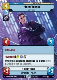 Iden Versio - Adapt or Die (Hyperspace Foil) - Jump to Lightspeed - Star Wars: Unlimited card