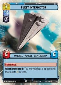 Fleet Interdictor (Hyperspace Foil) - Jump to Lightspeed - Star Wars: Unlimited card