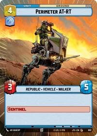 Perimeter AT-RT (Hyperspace Foil) - Jump to Lightspeed - Star Wars: Unlimited card