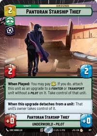 Pantoran Starship Thief (Hyperspace Foil) - Jump to Lightspeed - Star Wars: Unlimited card