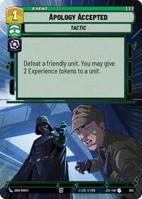 Apology Accepted (Hyperspace Foil) - Jump to Lightspeed - Star Wars: Unlimited card