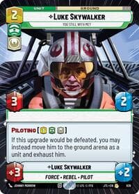 Luke Skywalker - You Still With Me? (Hyperspace Foil) - Jump to Lightspeed - Star Wars: Unlimited card