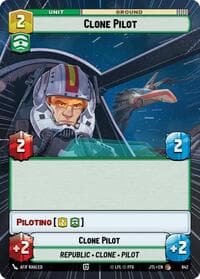 Clone Pilot (Hyperspace Foil) - Jump to Lightspeed - Star Wars: Unlimited card
