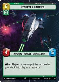 Resupply Carrier (Hyperspace Foil) - Jump to Lightspeed - Star Wars: Unlimited card