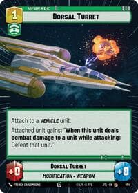 Dorsal Turret (Hyperspace Foil) - Jump to Lightspeed - Star Wars: Unlimited card