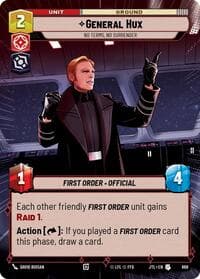 General Hux - No Terms, No Surrender (Hyperspace Foil) - Jump to Lightspeed - Star Wars: Unlimited card