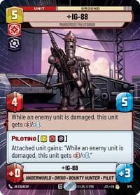 IG-88 - Murderous Phlutdroid (Hyperspace Foil) - Jump to Lightspeed - Star Wars: Unlimited card