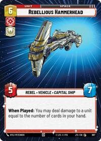 Rebellious Hammerhead (Hyperspace Foil) - Jump to Lightspeed - Star Wars: Unlimited card