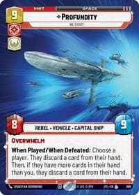 Profundity - We Fight! (Hyperspace Foil) - Jump to Lightspeed - Star Wars: Unlimited card