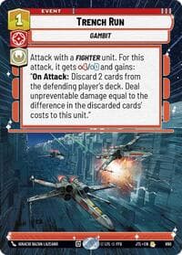 Trench Run (Hyperspace Foil) - Jump to Lightspeed - Star Wars: Unlimited card