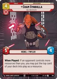 Cham Syndulla - Rallying Ryloth (Hyperspace Foil) - Jump to Lightspeed - Star Wars: Unlimited card