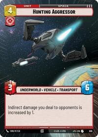 Hunting Aggressor (Hyperspace Foil) - Jump to Lightspeed - Star Wars: Unlimited card