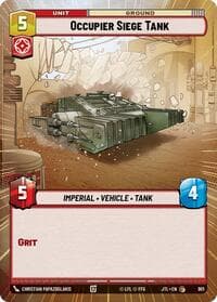 Occupier Siege Tank (Hyperspace Foil) - Jump to Lightspeed - Star Wars: Unlimited card