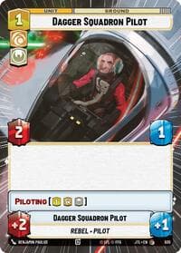Dagger Squadron Pilot (Hyperspace Foil) - Jump to Lightspeed - Star Wars: Unlimited card