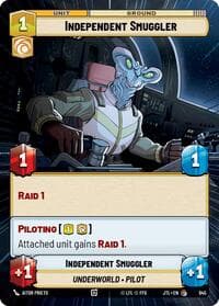 Independent Smuggler (Hyperspace Foil) - Jump to Lightspeed - Star Wars: Unlimited card