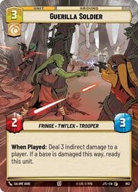 Guerilla Soldier (Hyperspace Foil) - Jump to Lightspeed - Star Wars: Unlimited card