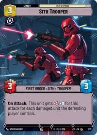 Sith Trooper (Hyperspace Foil) - Jump to Lightspeed - Star Wars: Unlimited card