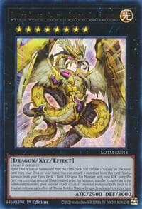 Divine Golden Shadow Dragon Dragluxion - Maze of the Master - YuGiOh card