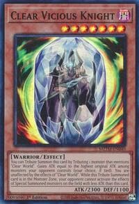 Clear Vicious Knight - Maze of the Master - YuGiOh card