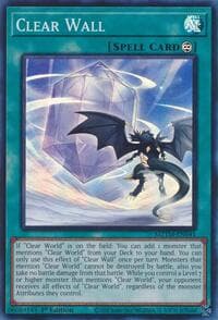 Clear Wall - Maze of the Master - YuGiOh card