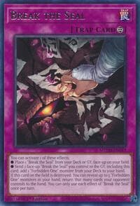 Break the Seal - Maze of the Master - YuGiOh card