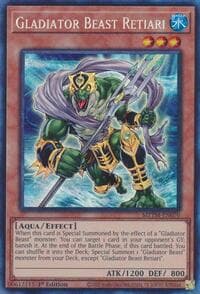 Gladiator Beast Retiari (CR) - Maze of the Master - YuGiOh card