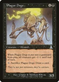 Plague Dogs - Urza's Destiny - Magic: The Gathering card