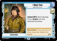Rose Tico - Saving What We Love - Jump to Lightspeed - Star Wars: Unlimited card