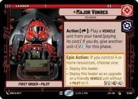 Major Vonreg - Red Baron - Jump to Lightspeed - Star Wars: Unlimited card