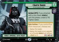 Darth Vader - Victor Squadron Leader (Hyperspace) - Jump to Lightspeed - Star Wars: Unlimited card