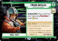 Wedge Antilles - Leader of Red Squadron (Hyperspace) - Jump to Lightspeed - Star Wars: Unlimited card