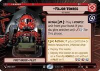 Major Vonreg - Red Baron (Hyperspace) - Jump to Lightspeed - Star Wars: Unlimited card