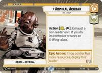 Admiral Ackbar - It's A Trap! (Hyperspace) - Jump to Lightspeed - Star Wars: Unlimited card