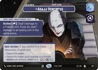 Asajj Ventress - I Work Alone (Showcase) - Jump to Lightspeed - Star Wars: Unlimited card