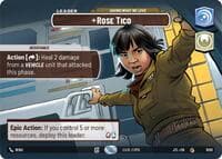 Rose Tico - Saving What We Love (Showcase) - Jump to Lightspeed - Star Wars: Unlimited card