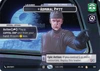 Admiral Piett - Commanding the Armada (Showcase) - Jump to Lightspeed - Star Wars: Unlimited card