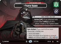 Darth Vader - Victor Squadron Leader (Showcase) - Jump to Lightspeed - Star Wars: Unlimited card